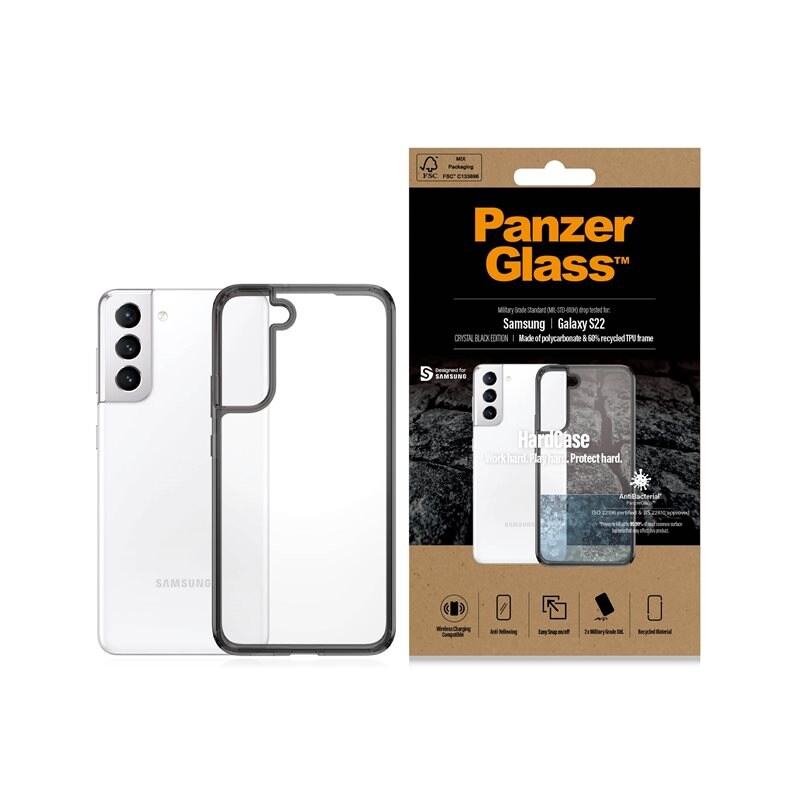 PanzerGlass Samsung Galaxy S22 Hardcase Smokey Black