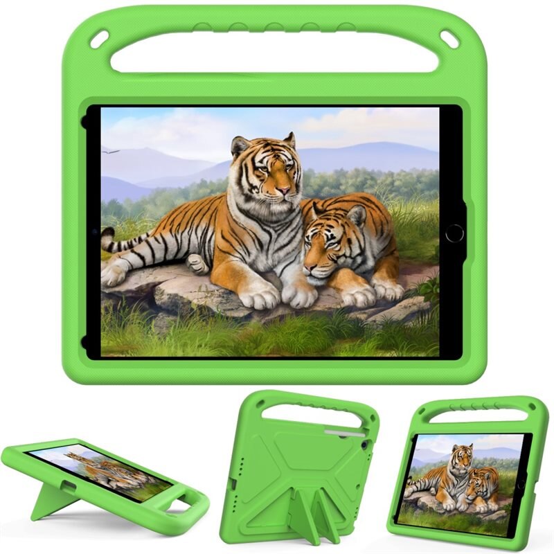 Kuori EVA kahvalla Apple iPad 10.2 9th Gen (2021) Vihreä