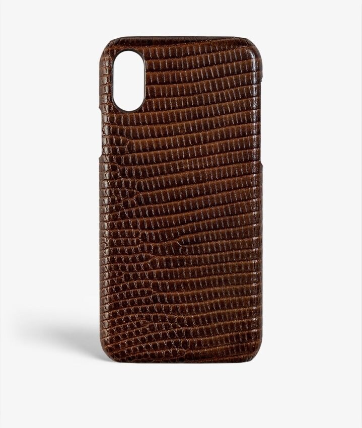 The Case Factory Kuori iPhone Xs Max Varan Brown