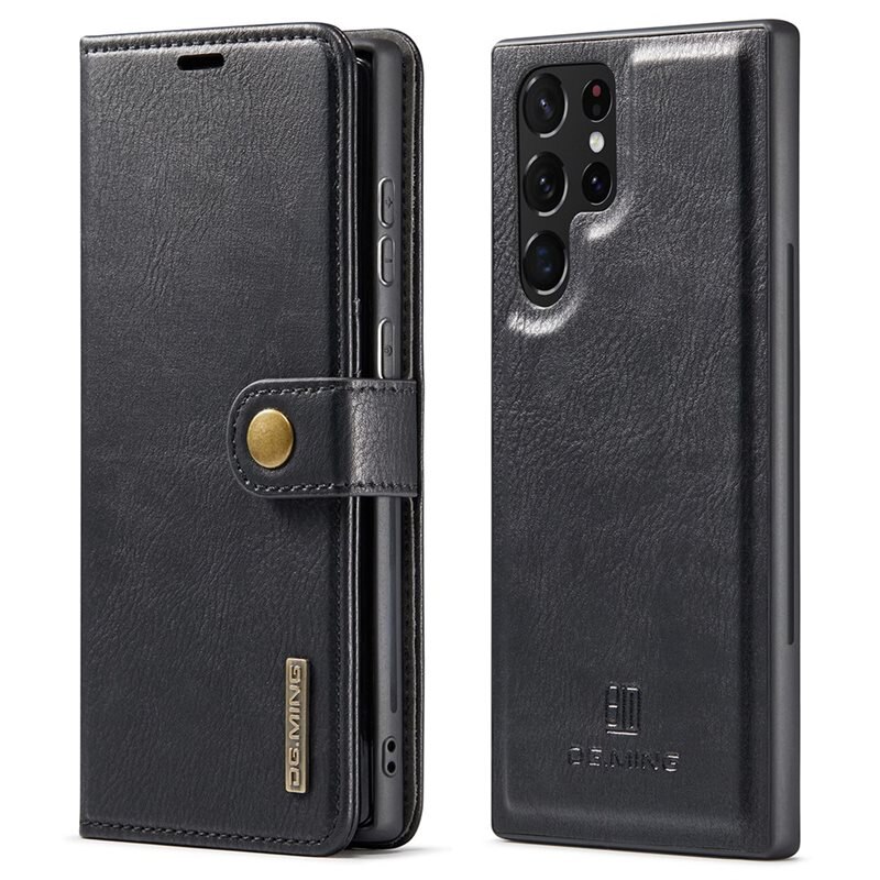 DG.MING Magnet Wallet Samsung Galaxy S22 Ultra Black