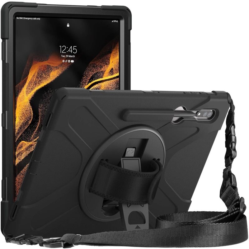 Iskunkestävä Hybridikuori Samsung Galaxy Tab S10 Ultra musta