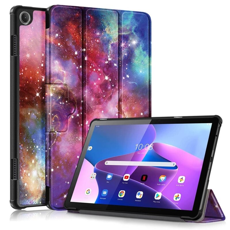 Kotelo Tri-fold Lenovo Tab M10 (3rd Gen) Ulkoavaruus
