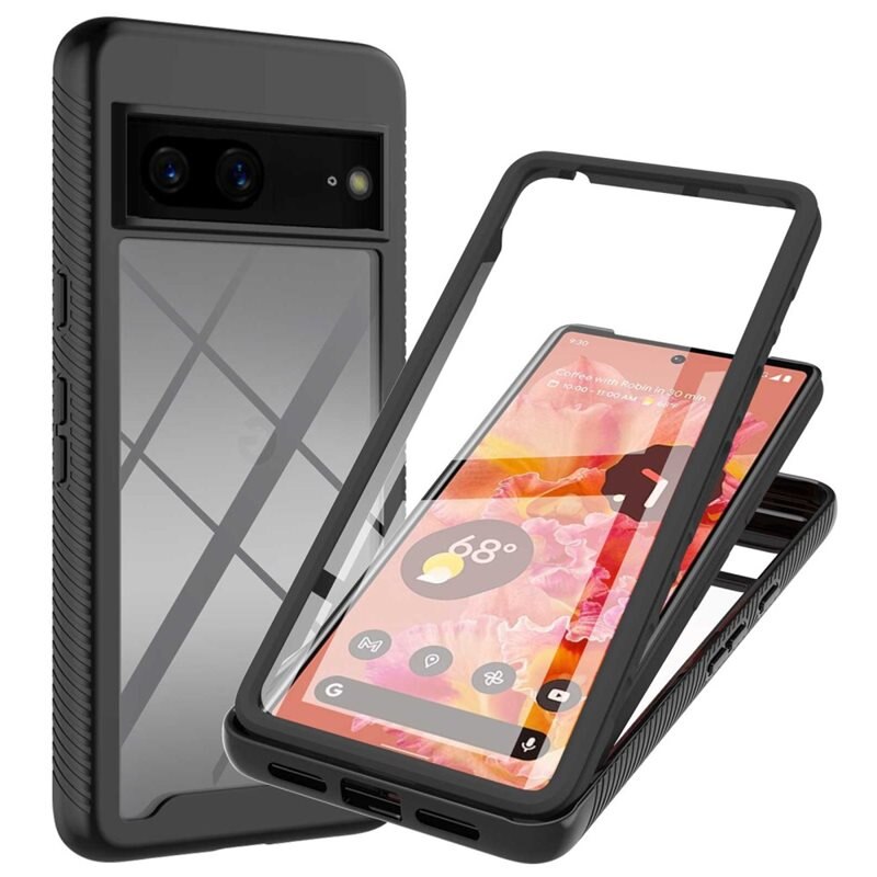 Full Protection Case Google Pixel 7 Pro Musta