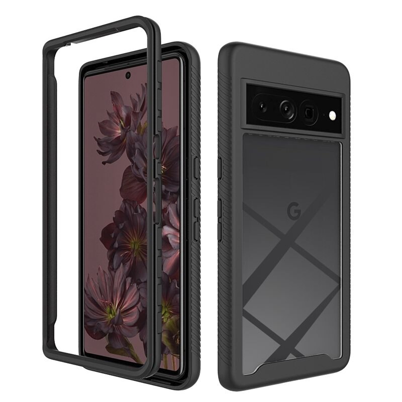 Full Cover Kuori Google Pixel 7 Pro Musta