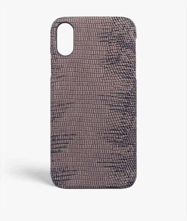 The Case Factory Kuori iPhone Xs Max Soft Iguana Taupe