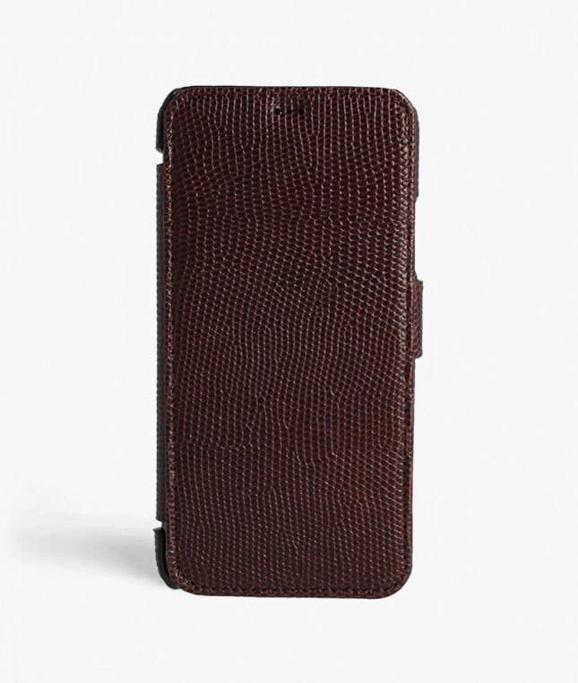 The Case Factory Lompakkokotelo iPhone 11 Pro Max Lizard Brown