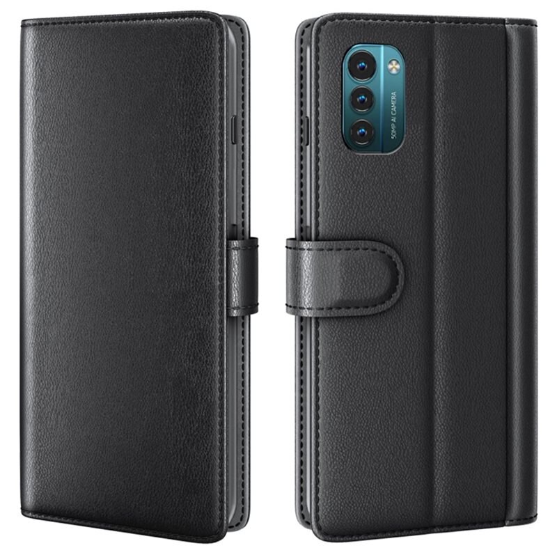 Aito Nahkakotelo Nokia X30 Musta