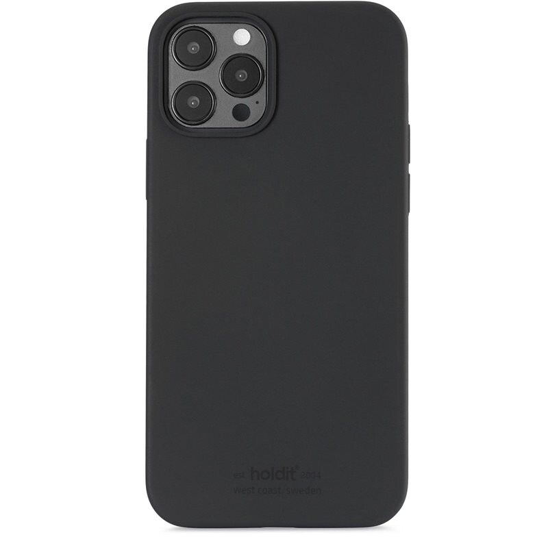 Holdit Silikonikuori iPhone 12/iPhone 12 Pro Black