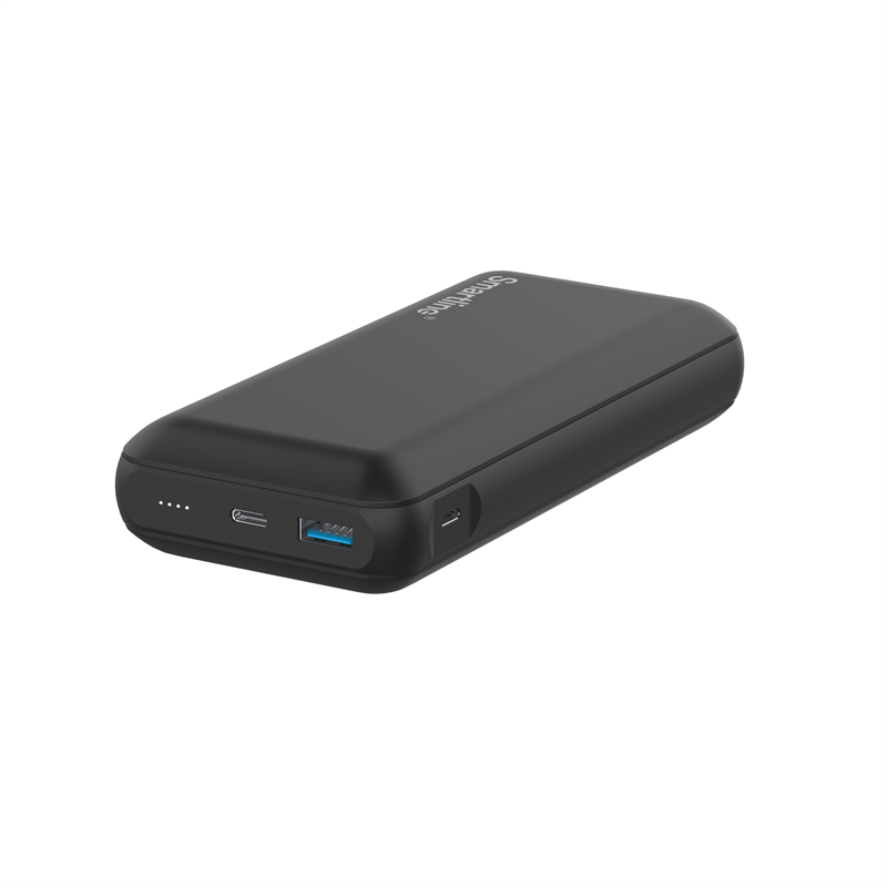 Smartline Powerbank 20000 mAh USB-A + USB-C PD musta