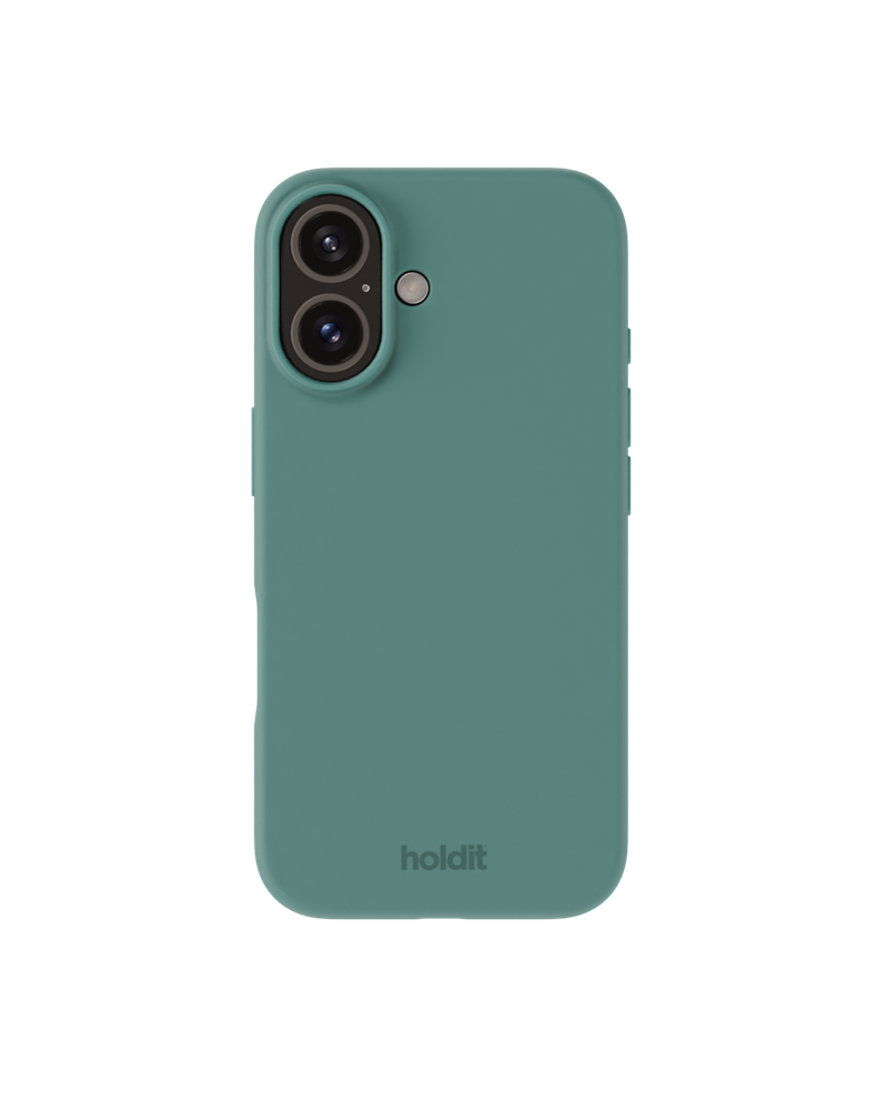 Holdit Silikonikuori iPhone 16 Moss Green