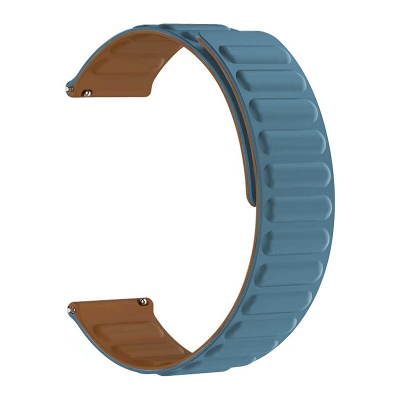 Magneettinen Silikoniranneke Amazfit Bip 5 sininen