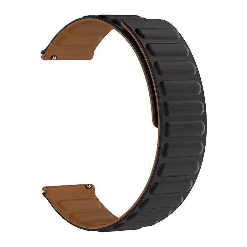 Magneettinen Silikoniranneke Amazfit GTS 2 Mini musta