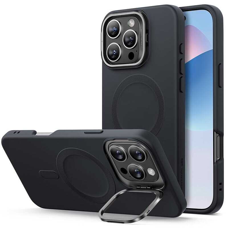 ESR Cloud Kickstand HaloLock MagSafe Case iPhone 16 Pro Max Black
