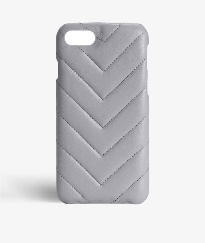 The Case Factory Kuori iPhone SE 2020 V Nappa Grey