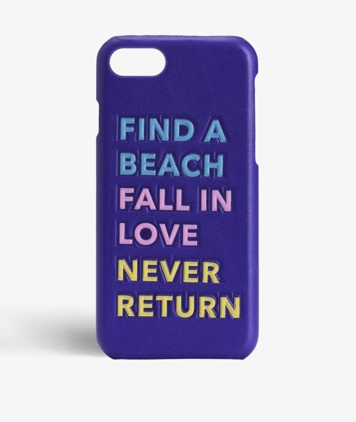 The Case Factory Kuori iPhone SE 2020 Find a Beach Purple