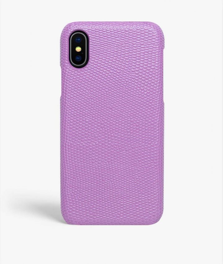 The Case Factory Kuori iPhone Xs Max Lizard Violet