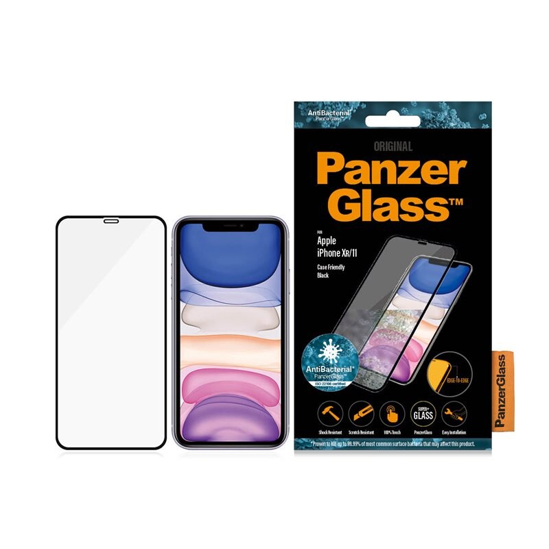 PanzerGlass iPhone XR Screen Protector Edge-to-Edge