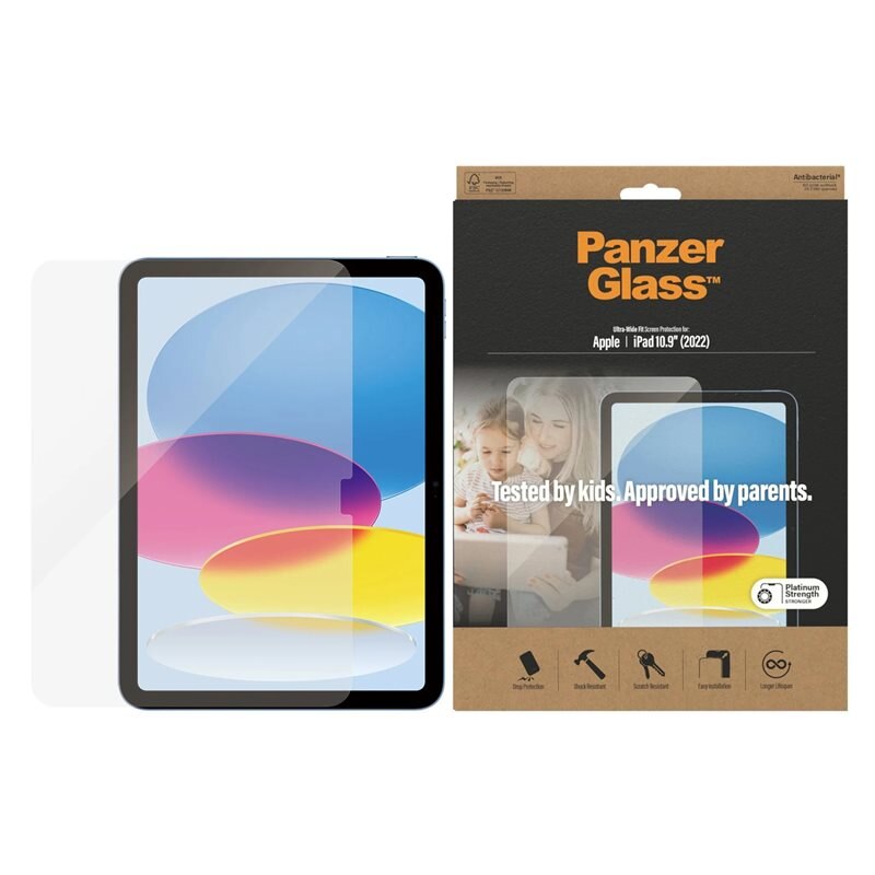 PanzerGlass Apple iPad 11 11th Gen (2025) Screen Protector Ultra Wide Fit