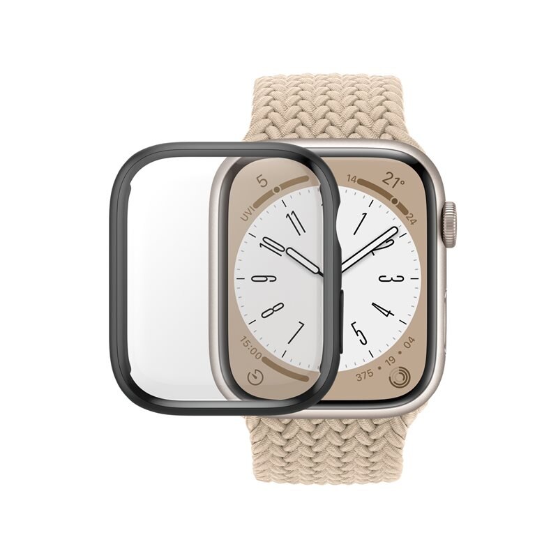PanzerGlass Apple Watch Series 7 45mm Full Body Case D3O Musta