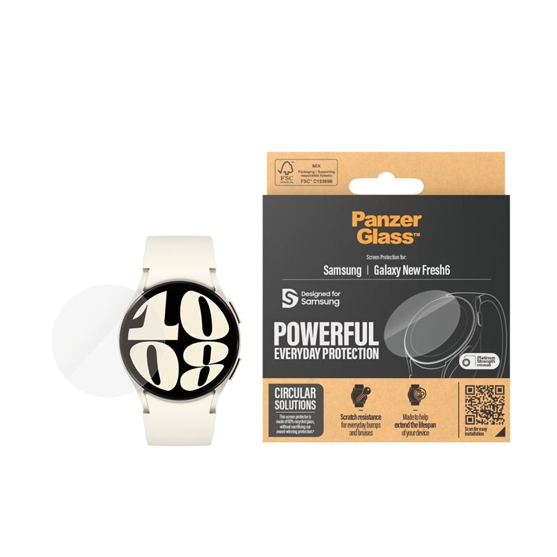 PanzerGlass Samsung Galaxy Watch 7 44mm Screen Protector Ultra Wide Fit
