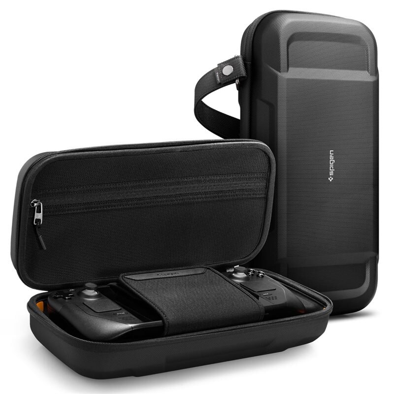 Spigen Steam Deck Rugged Armor Pro Pouch Black