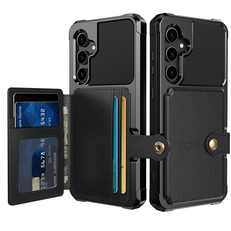 Tough Multi-slot Case Samsung Galaxy S23 FE Musta - Puhelimen kuoret - Paikat korteille