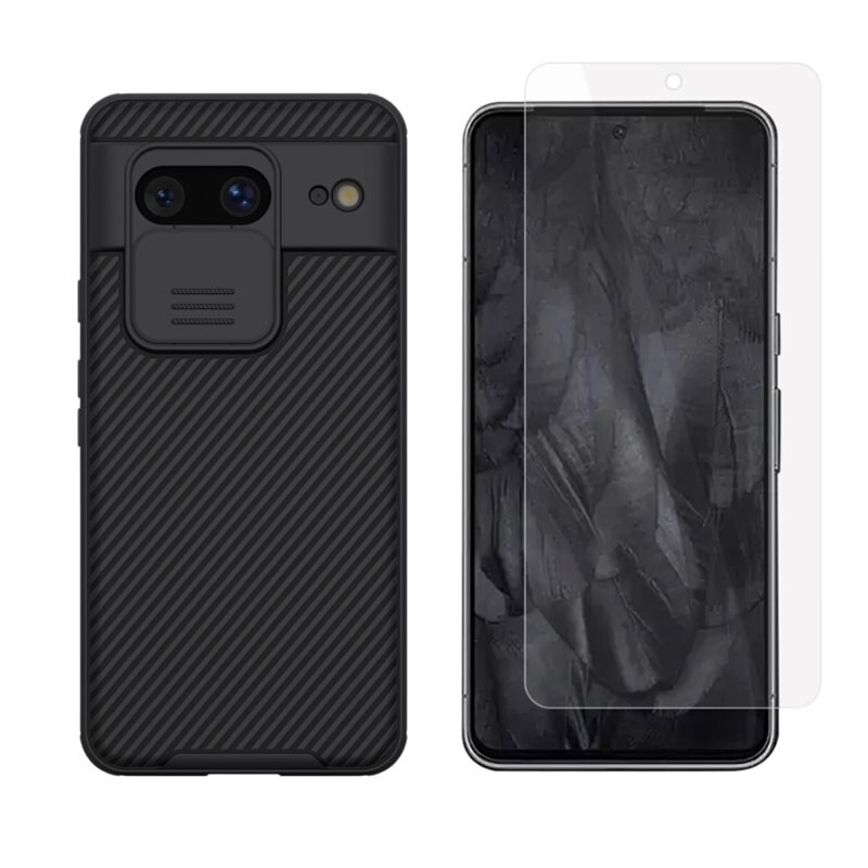 Google Pixel 8 Setti CamShield Kouri ja Näytönsuoja