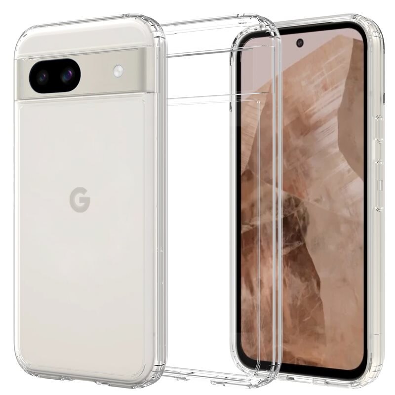 Mobique Crystal Hybrid Case Google Pixel 8a kirkas