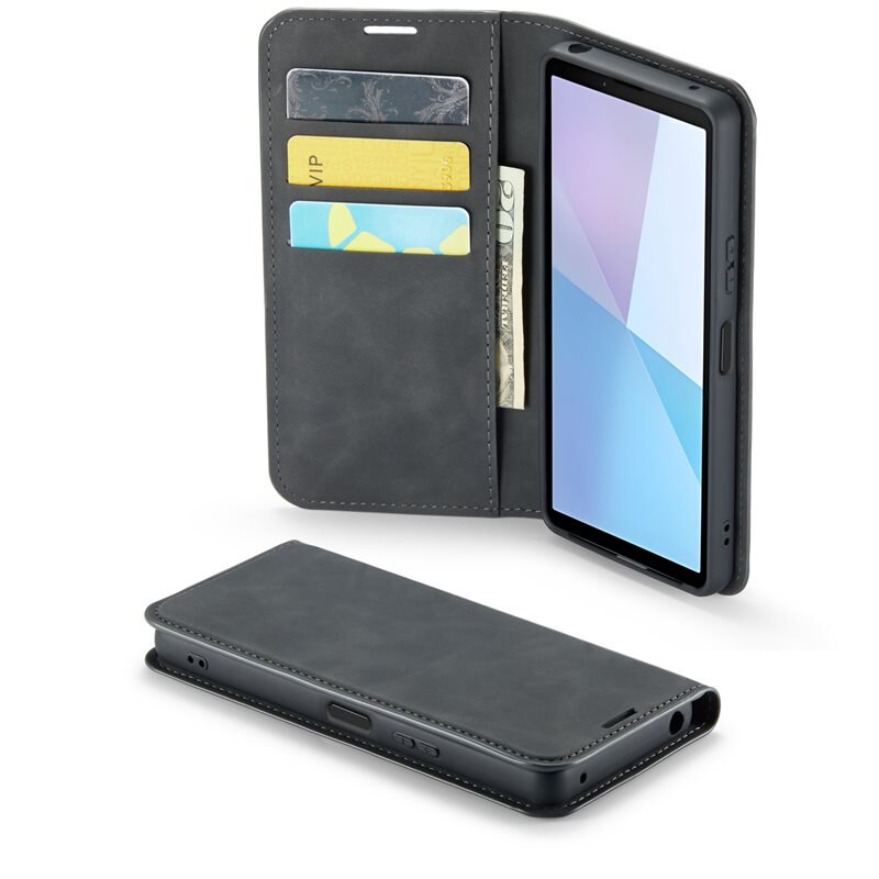 Mobique Sony Xperia 10 VI Slim Mobilfodral Musta