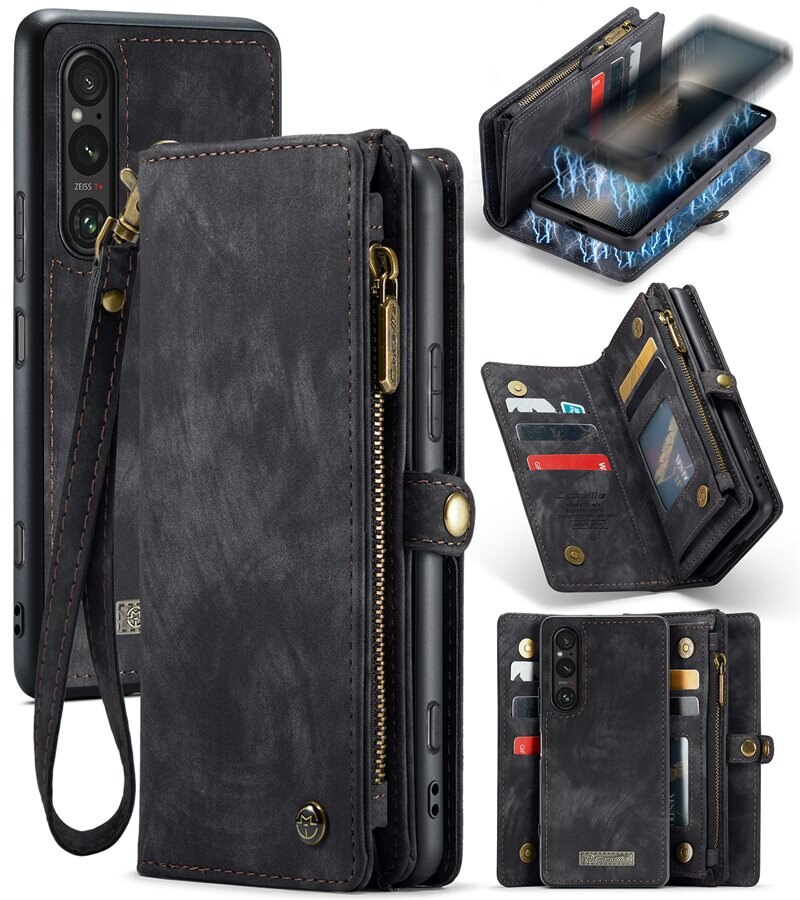 CaseMe Multi-slot Suojakotelo Sony Xperia 10 VI Harmaa