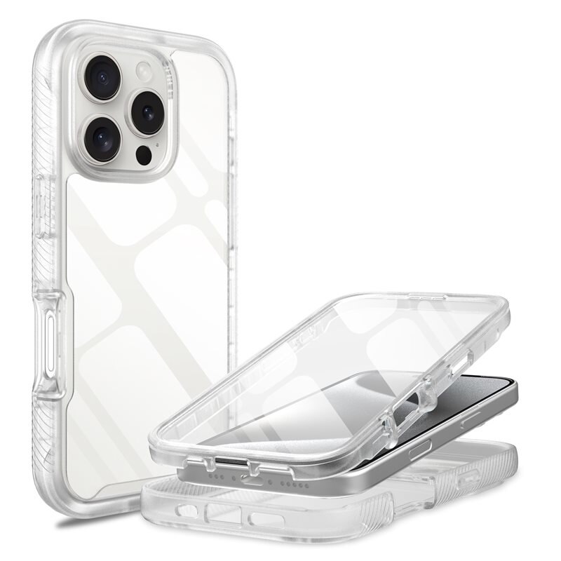 Mobique Full Protection Case iPhone 16 Pro Kirkas
