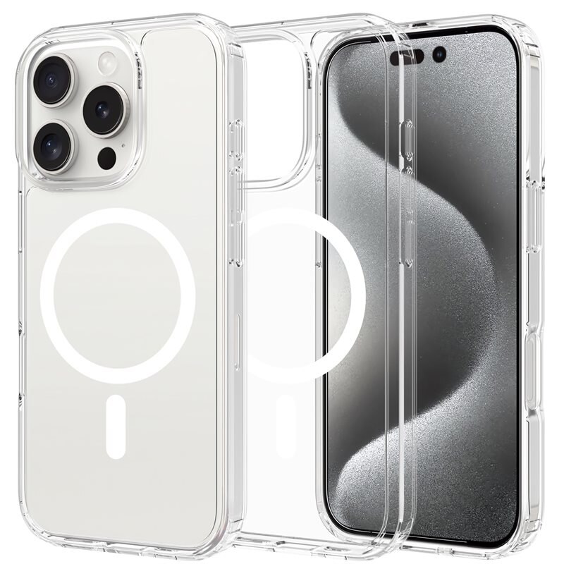 Mobique Hybridikuori MagSafe iPhone 16 Pro Max Kirkas