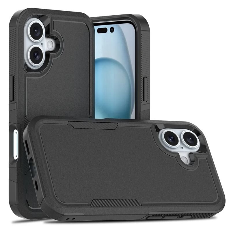tectTech Off-road Hybridikuori iPhone 16 musta