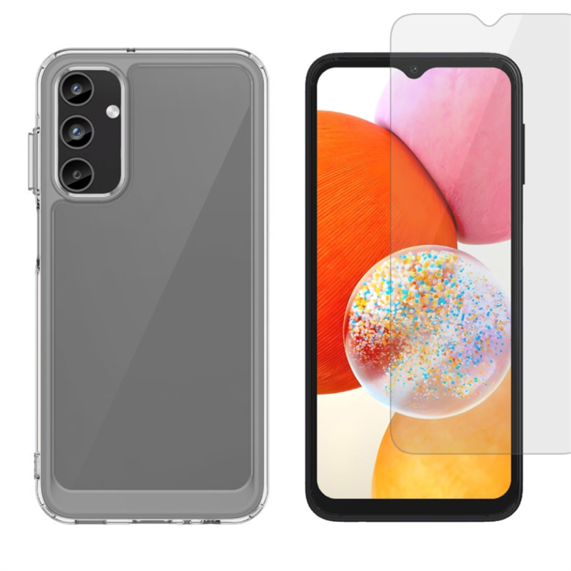 Samsung Galaxy A15 Setti Kuori ja Näytönsuoja