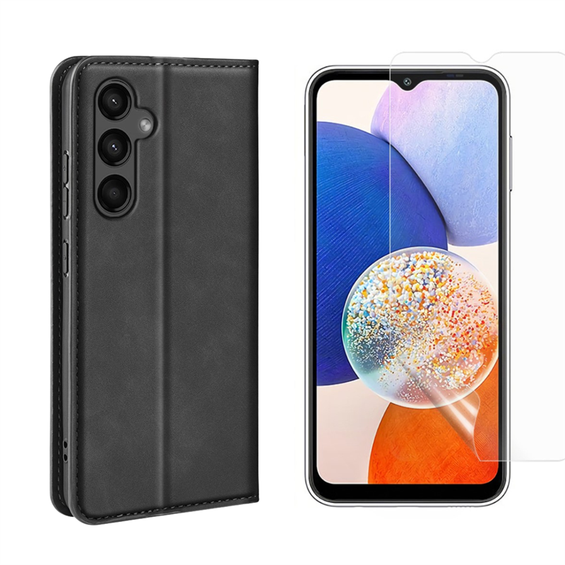 Samsung Galaxy A15 Setti Ohut Kotelo ja Näytönsuoja