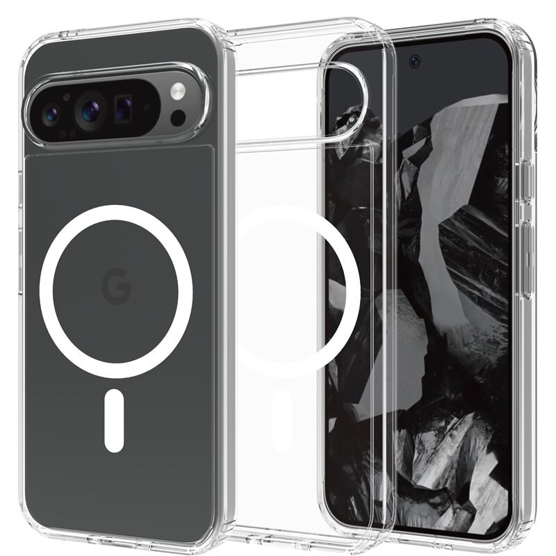 Mobique Hybridikuori MagSafe Google Pixel 9 Pro XL Kirkas