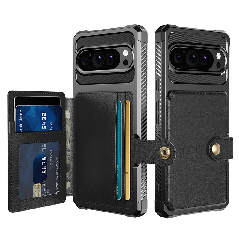 Tough Multi-slot Case Google Pixel 10 Pro XL Musta - Puhelimen kuoret - Paikat korteille