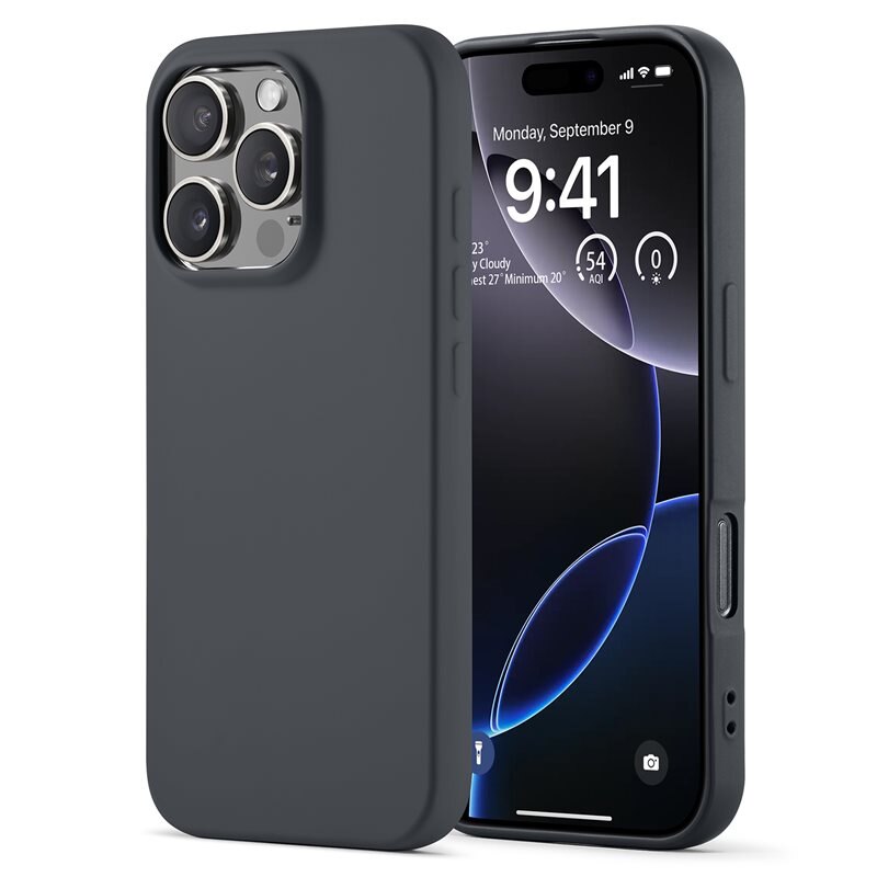 Mobique TPU suojakuori iPhone 16 Pro Harmaa