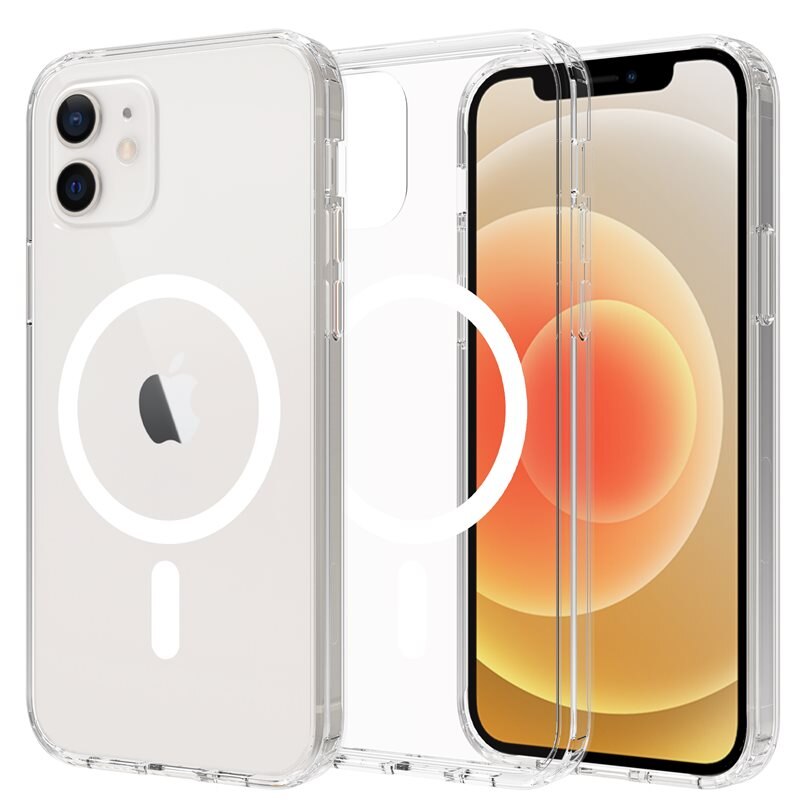 Mobique Hybridikuori MagSafe iPhone 12/iPhone 12 Pro kirkas