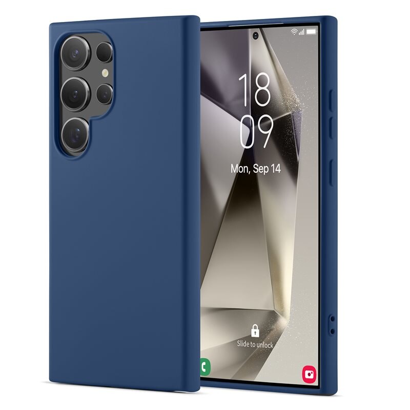 Mobique TPU suojakuori Samsung Galaxy S24 Ultra Vaaleansininen