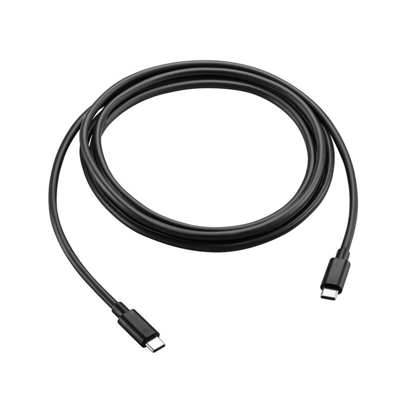 Mobique USB-C - USB-C latauskaapeli 2m musta