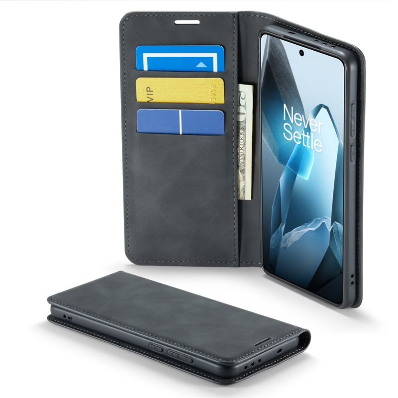 Mobique OnePlus 13 Slim Mobilfodral Musta