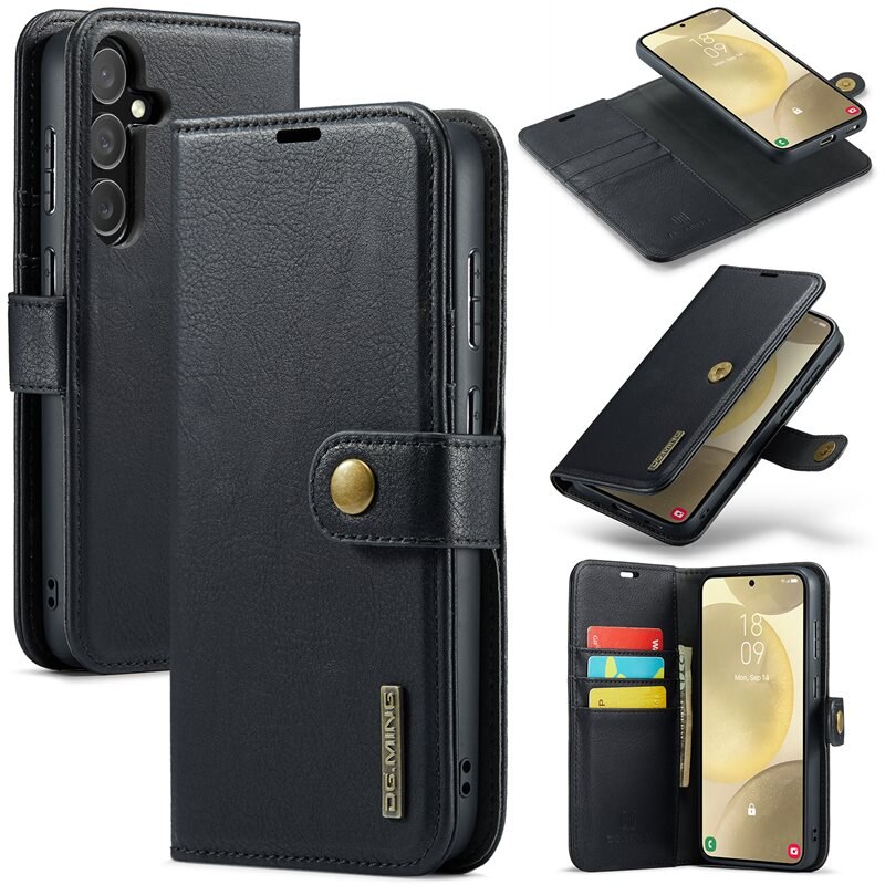 DG.MING Magnet Wallet Samsung Galaxy S25 Plus Black