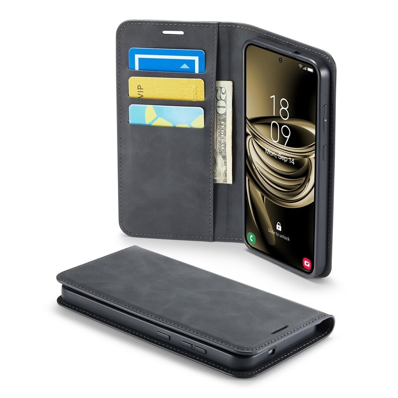 Mobique Samsung Galaxy S25 Plus Slim Mobilfodral Musta