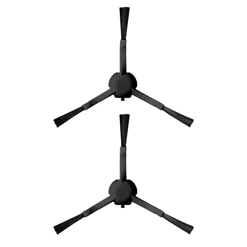 2 kpl Sivuharjoja - sopii Dreame D10 Plus Gen 2 Musta