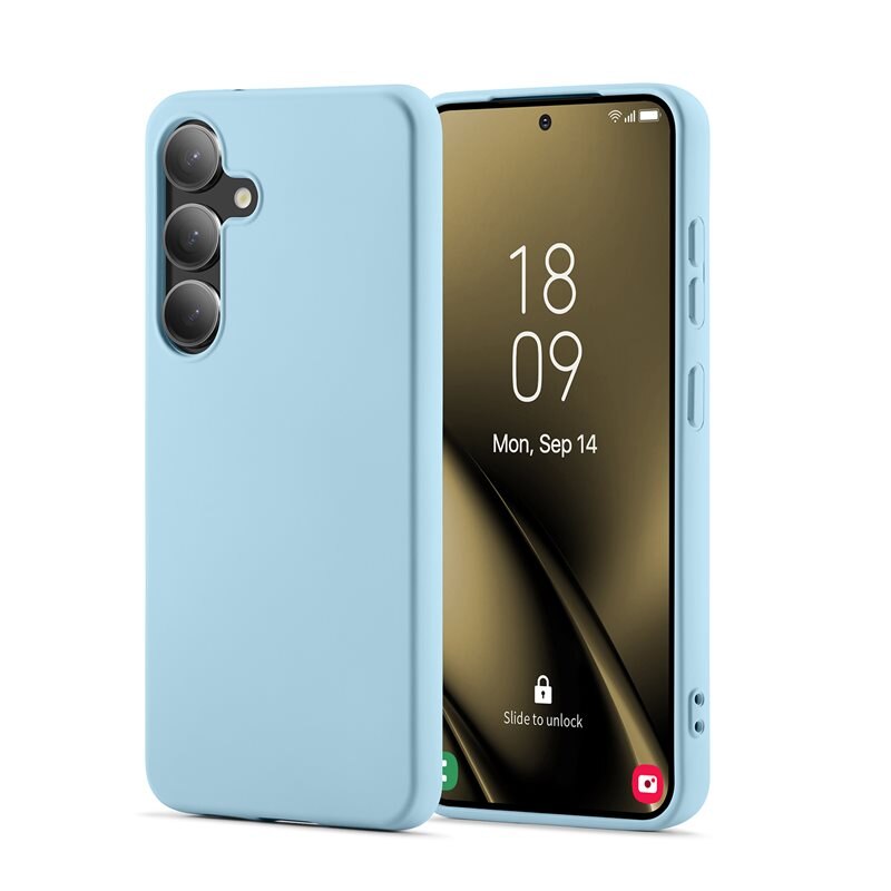 Mobique TPU suojakuori Samsung Galaxy S25 Sininen
