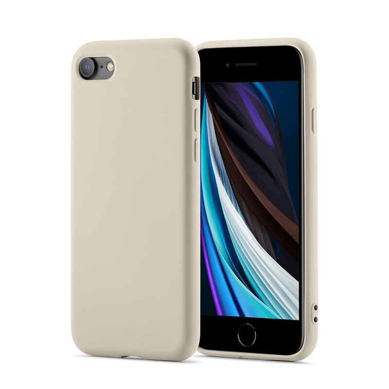 Mobique TPU suojakuori iPhone SE 2020 Beige