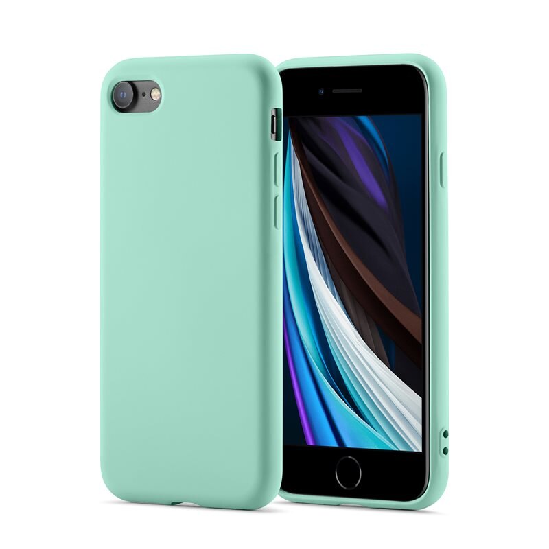 Mobique TPU suojakuori iPhone SE 2022 Vihreä