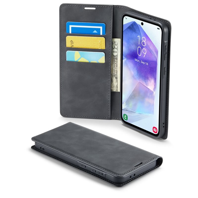 Mobique Samsung Galaxy A36 Slim Mobilfodral Musta