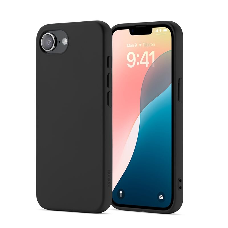 Mobique TPU suojakuori iPhone 16e Musta
